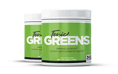 Two bottles of TonicGreens, 60-day supply
